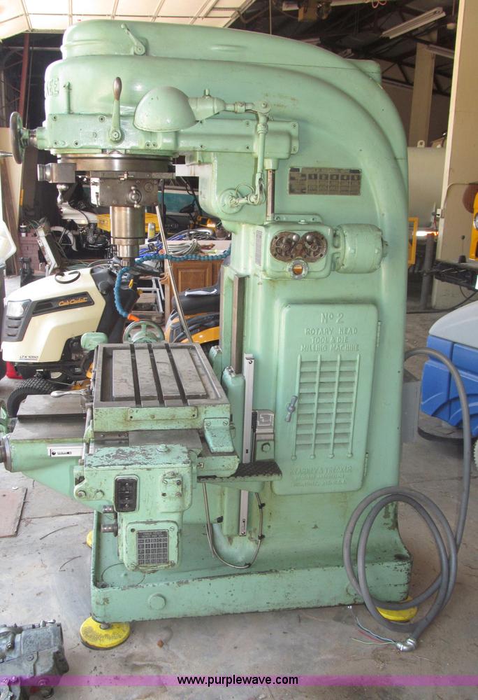 image for item K9551 Kearney & Trecker No. 2 rotary head tool and die milling machine