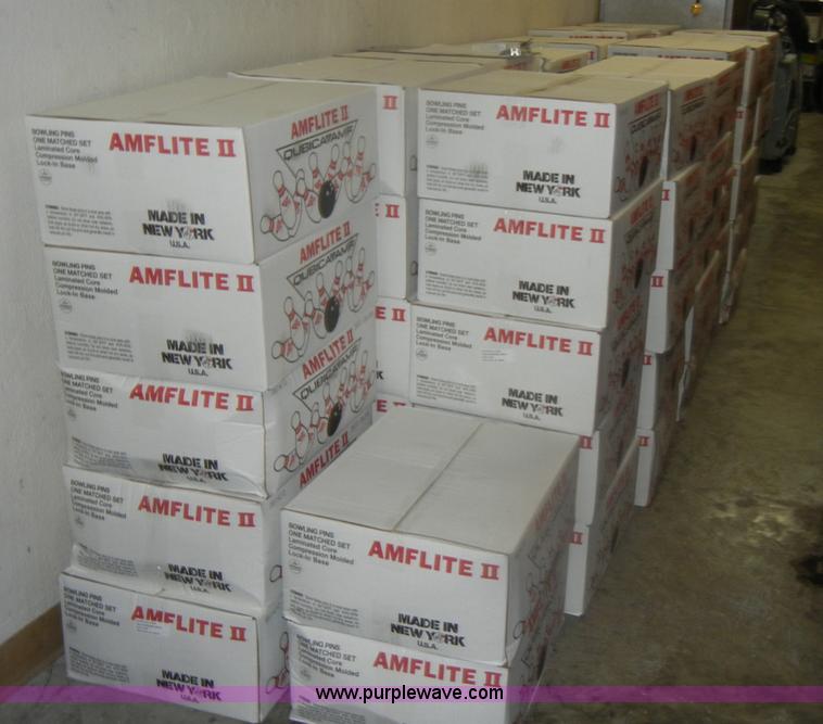 Approximately 78 cases of used Amflite II bowling pins in Fort Riley