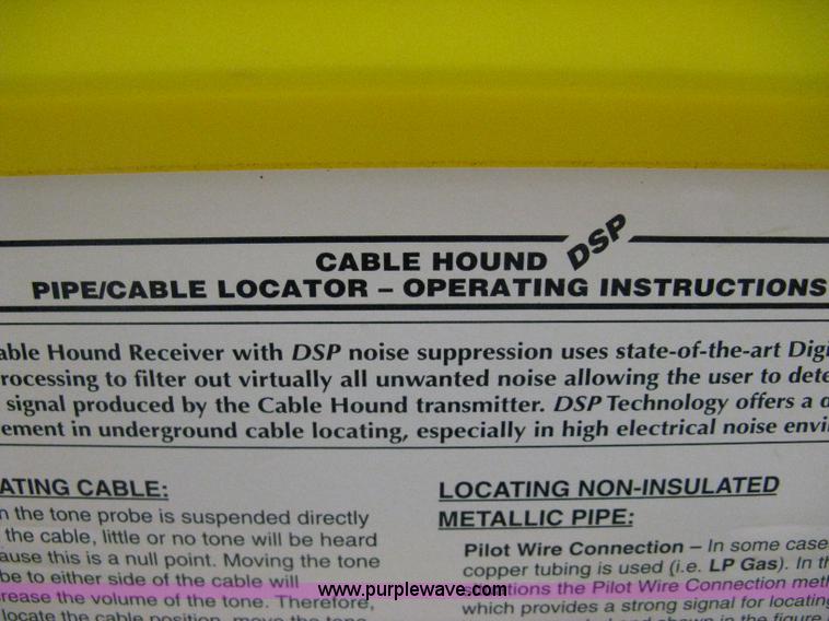 image for item R9609 Cable Hound DSP cable and pipe locator