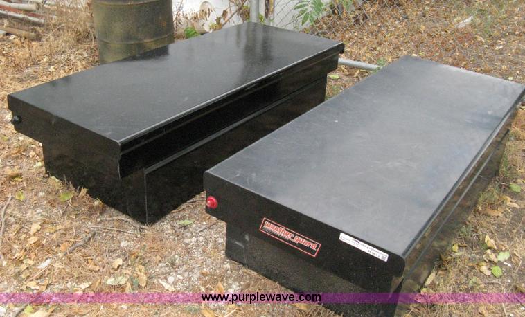 image for item R9613 (2) WeatherGuard full lid truck toolboxes