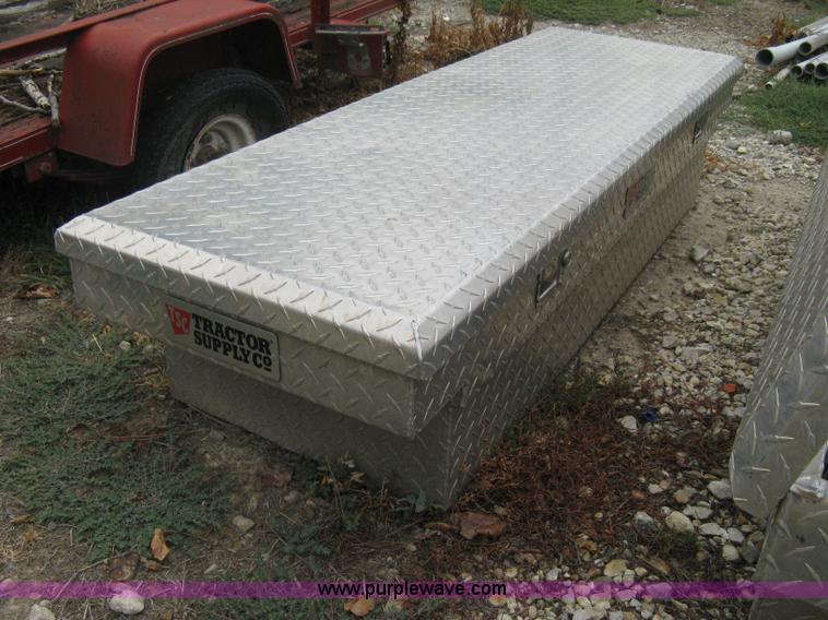 image for item R9616 (2) Tractor Supply Co. aluminum diamond plate toolboxes