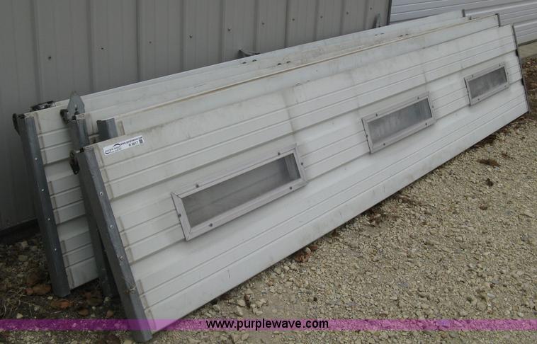 image for item R9617 (2) insulated steel overhead doors