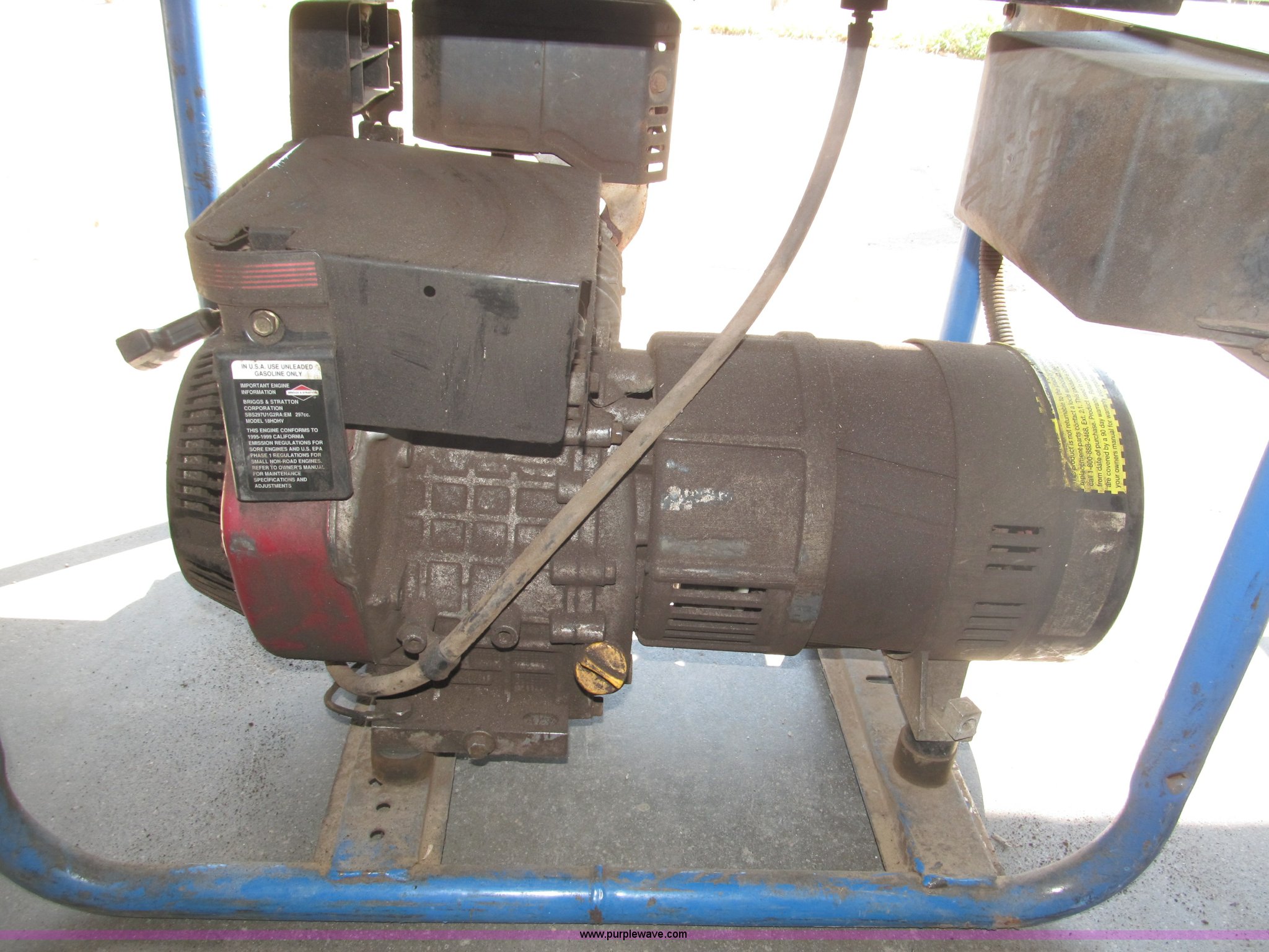 DevilBiss Powerback 5,000 watt generator in Lincoln, NE Item K9525