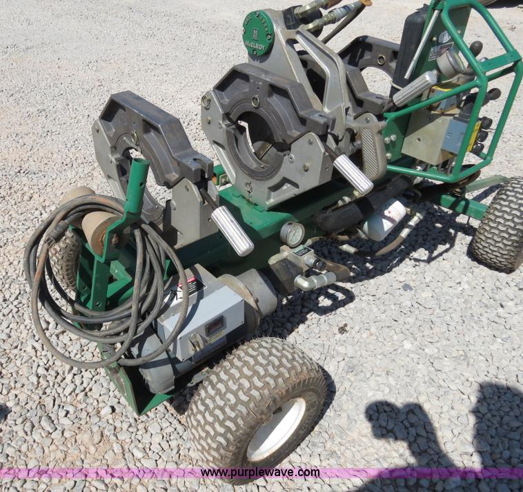 image for item B2460 McElroy Rolling 28 pipe fusion machine