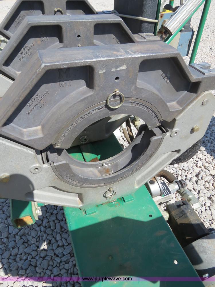 image for item B2460 McElroy Rolling 28 pipe fusion machine