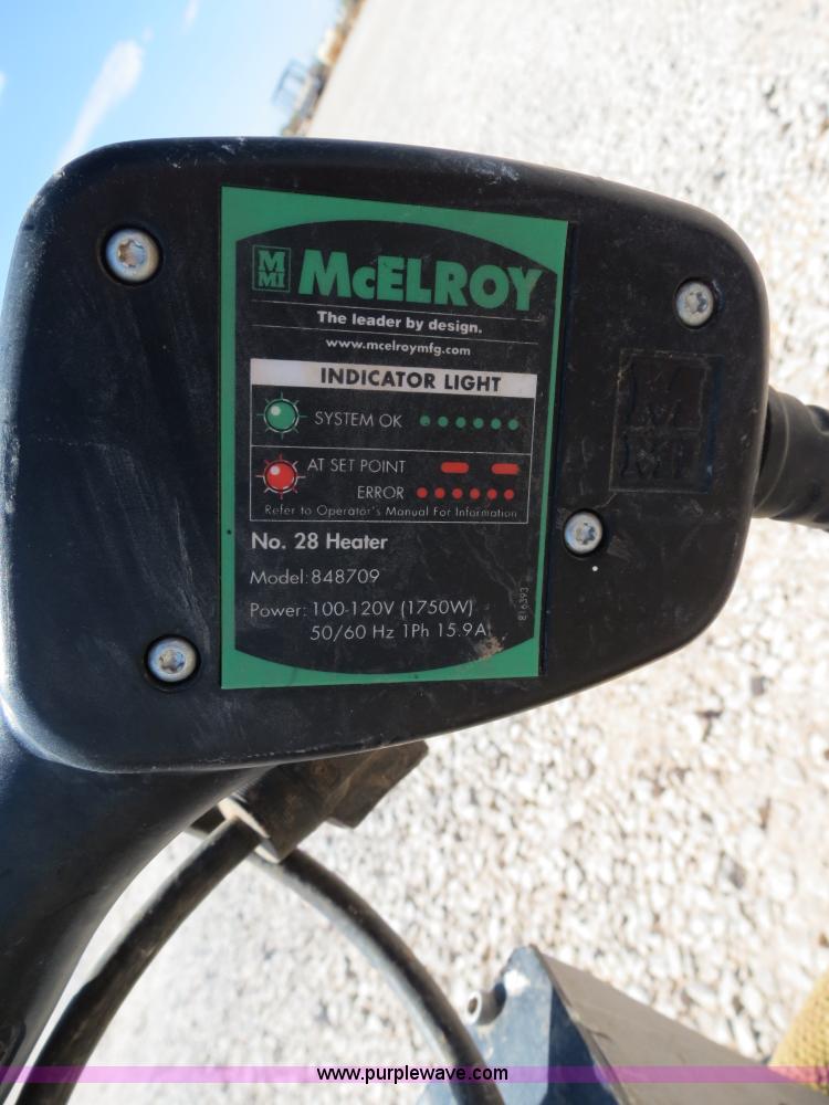 image for item B2460 McElroy Rolling 28 pipe fusion machine