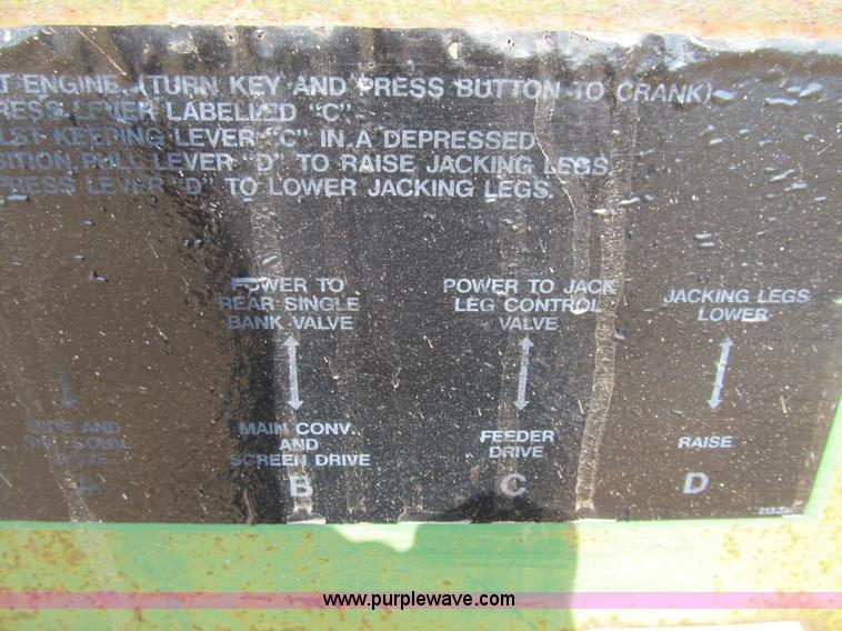 image for item B2760 1996 Viper 301 Turbo portable screen plant