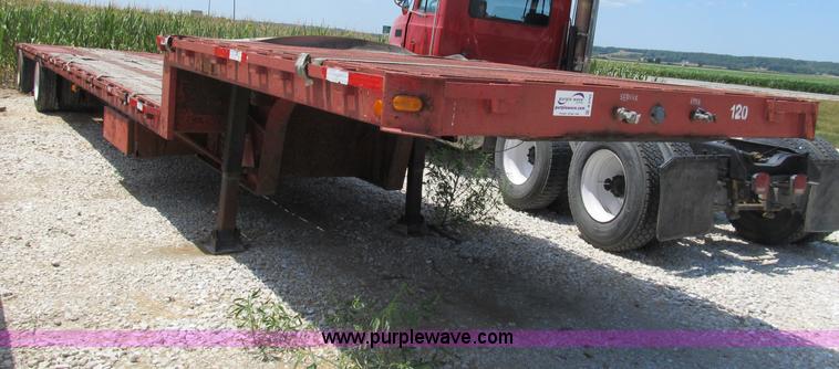 image for item B2793 2008 shop built 48' drop deck trailer