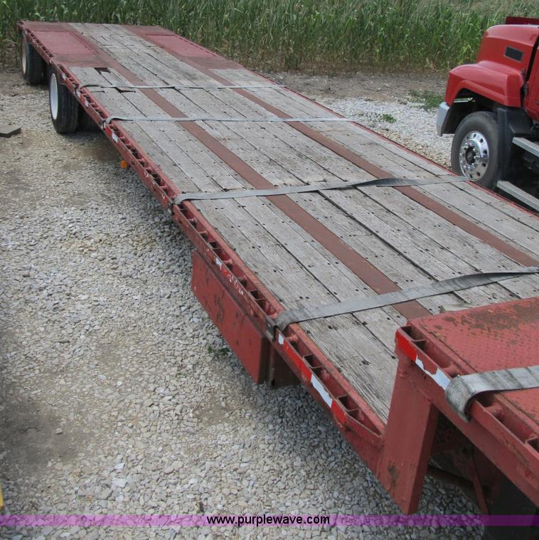 image for item B2793 2008 shop built 48' drop deck trailer