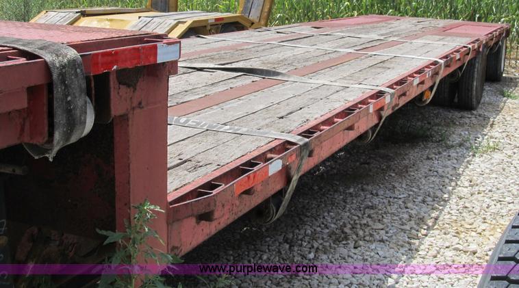 image for item B2793 2008 shop built 48' drop deck trailer