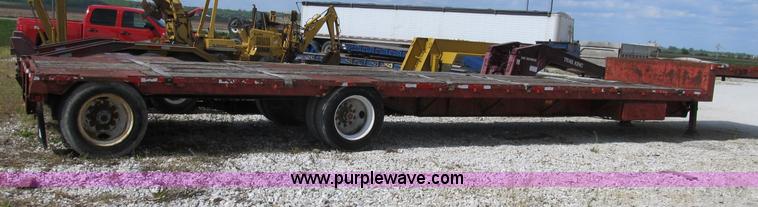 image for item B2793 2008 shop built 48' drop deck trailer