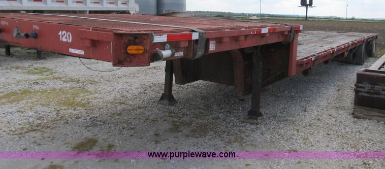 image for item B2793 2008 shop built 48' drop deck trailer