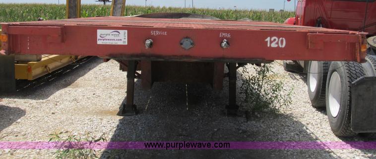 image for item B2793 2008 shop built 48' drop deck trailer