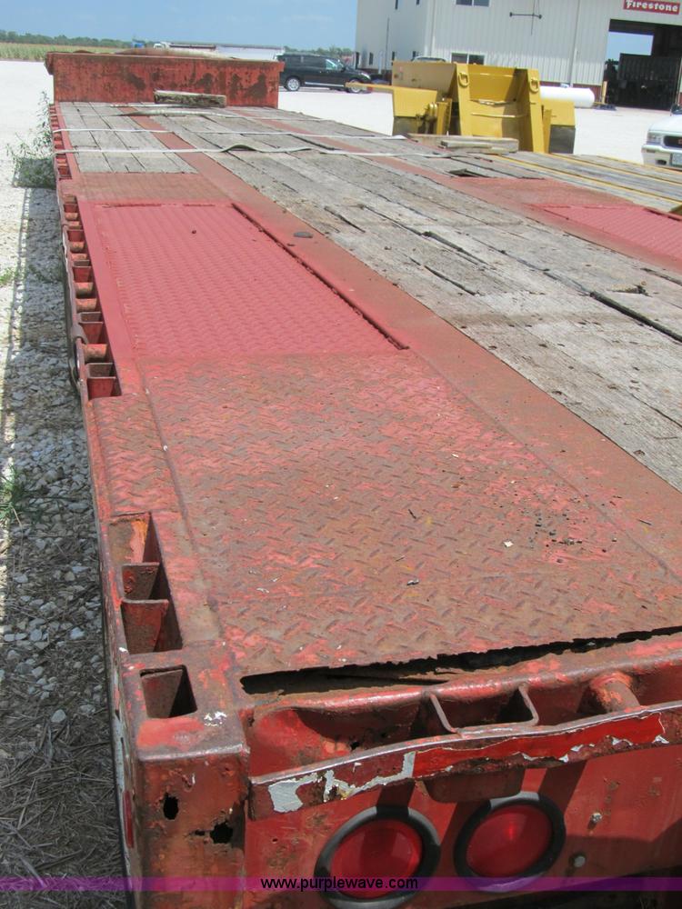 image for item B2793 2008 shop built 48' drop deck trailer