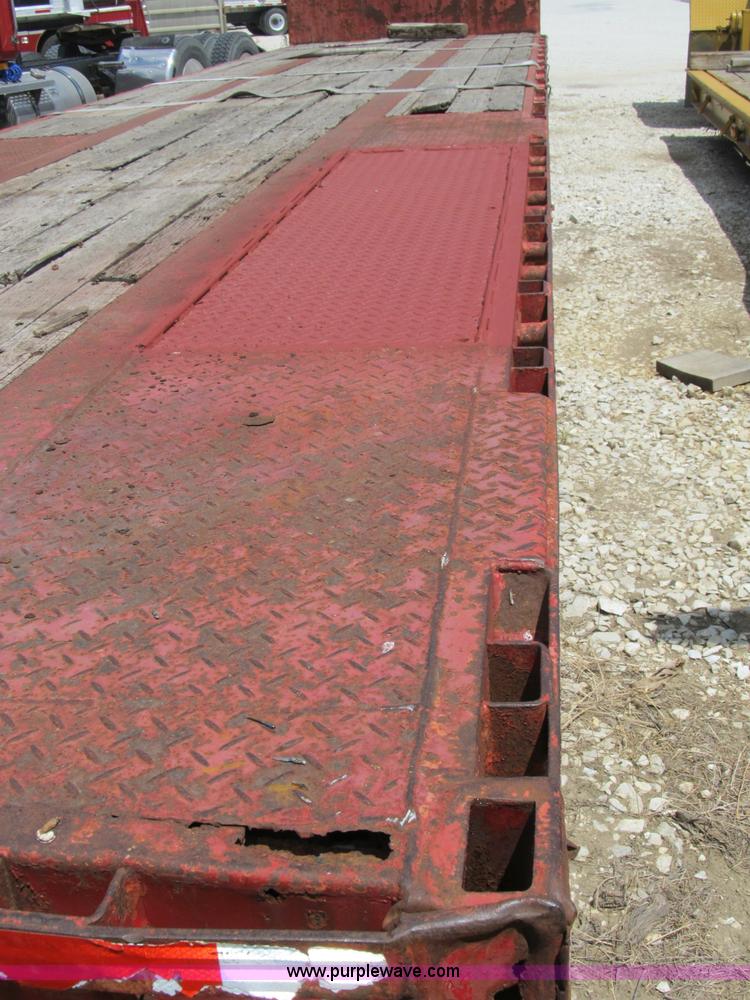 image for item B2793 2008 shop built 48' drop deck trailer