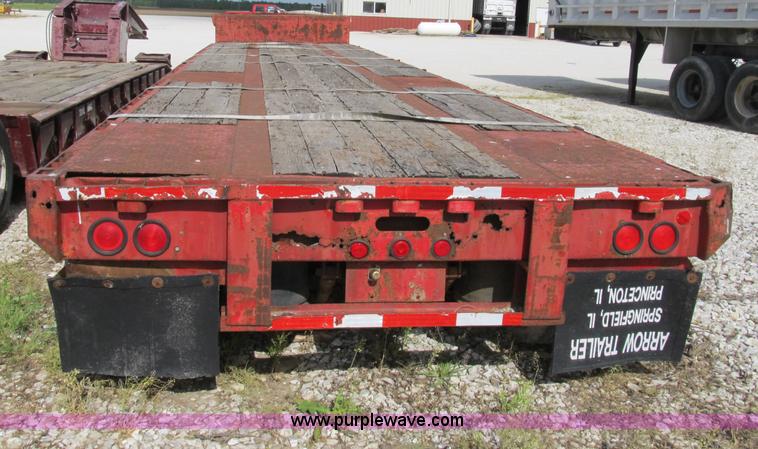 image for item B2793 2008 shop built 48' drop deck trailer