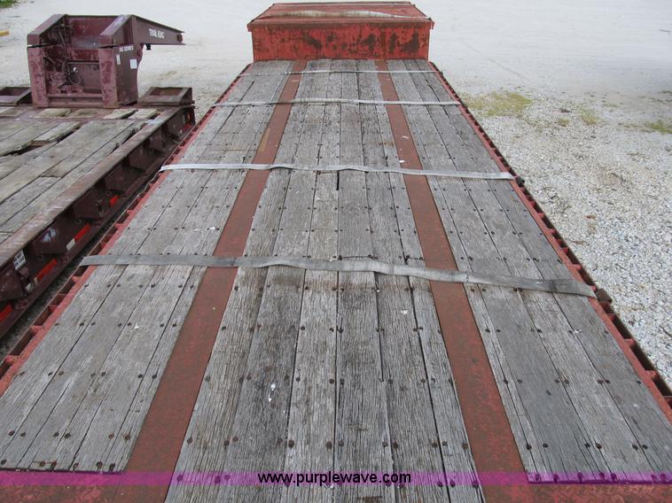 image for item B2793 2008 shop built 48' drop deck trailer