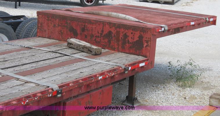 image for item B2793 2008 shop built 48' drop deck trailer