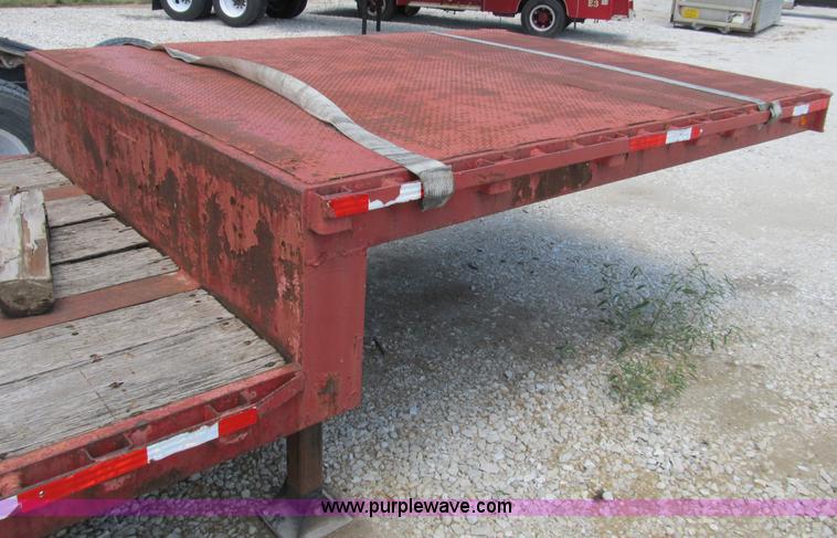 image for item B2793 2008 shop built 48' drop deck trailer