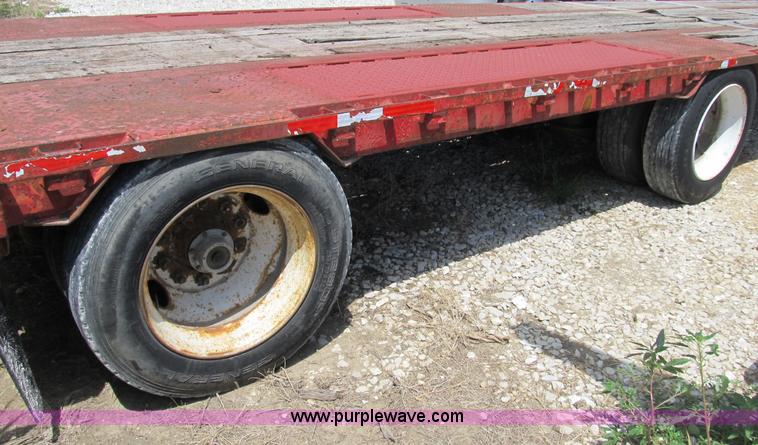 image for item B2793 2008 shop built 48' drop deck trailer