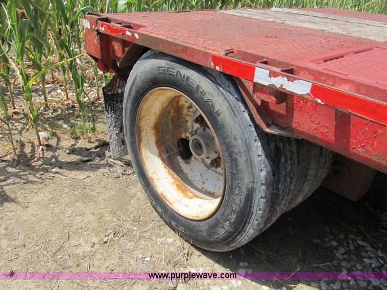 image for item B2793 2008 shop built 48' drop deck trailer