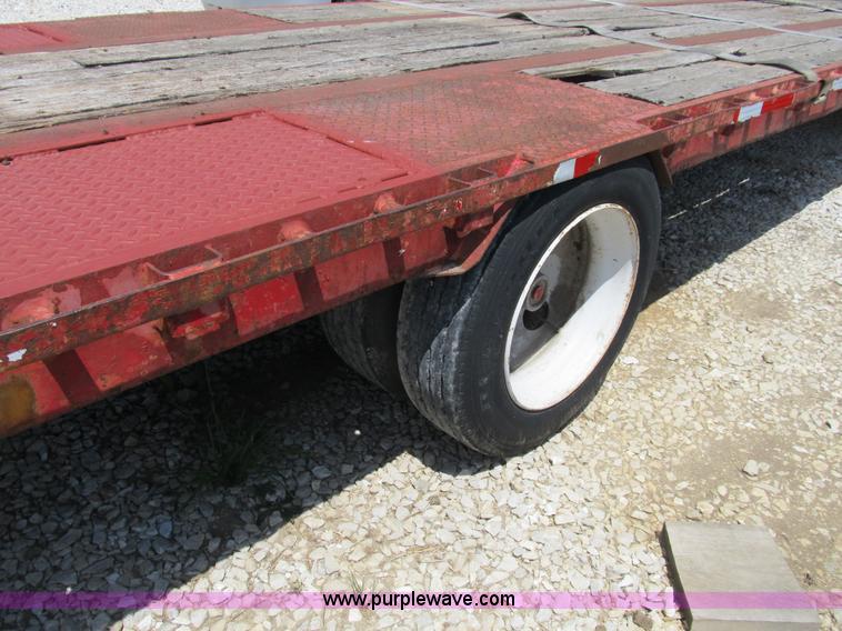 image for item B2793 2008 shop built 48' drop deck trailer