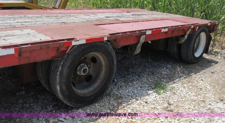 image for item B2793 2008 shop built 48' drop deck trailer