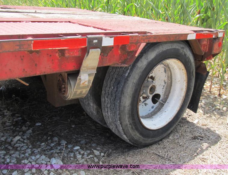 image for item B2793 2008 shop built 48' drop deck trailer