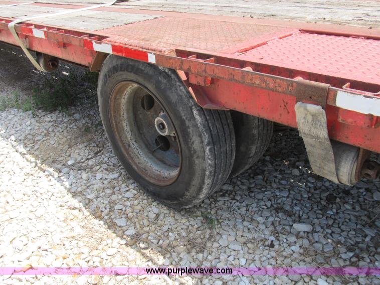 image for item B2793 2008 shop built 48' drop deck trailer