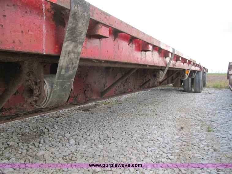 image for item B2793 2008 shop built 48' drop deck trailer