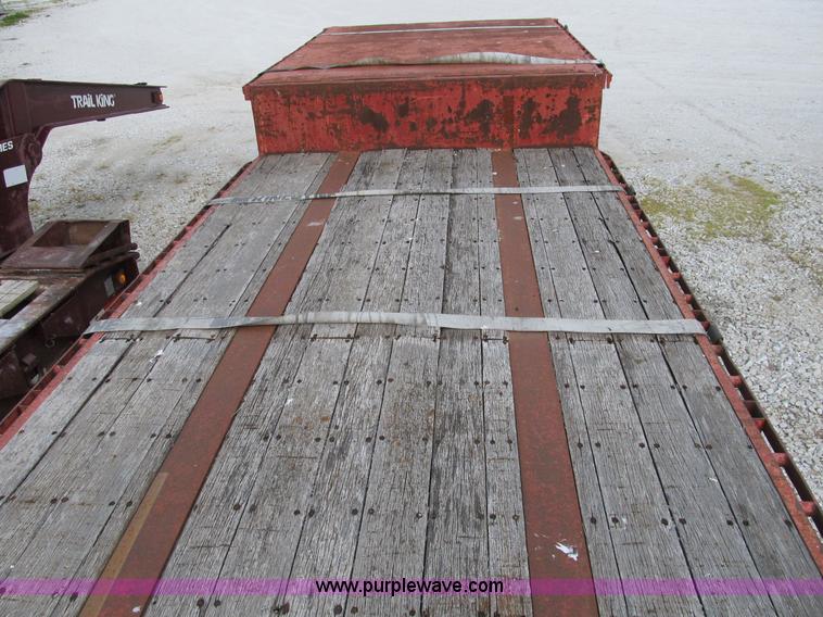 image for item B2793 2008 shop built 48' drop deck trailer