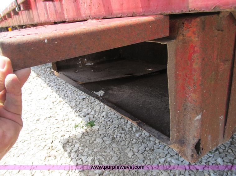 image for item B2793 2008 shop built 48' drop deck trailer