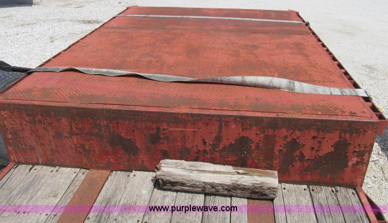 image for item B2793 2008 shop built 48' drop deck trailer