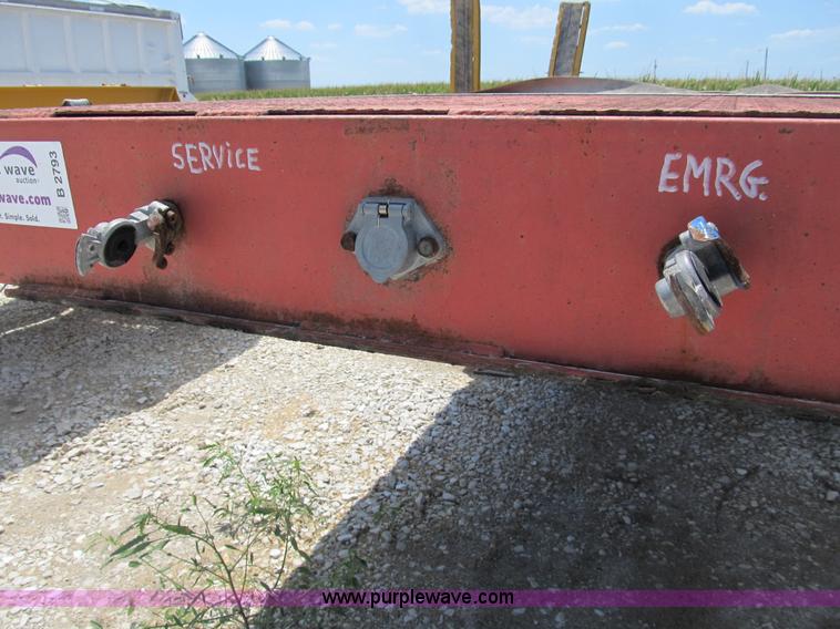 image for item B2793 2008 shop built 48' drop deck trailer