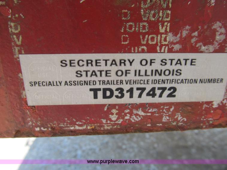 image for item B2793 2008 shop built 48' drop deck trailer