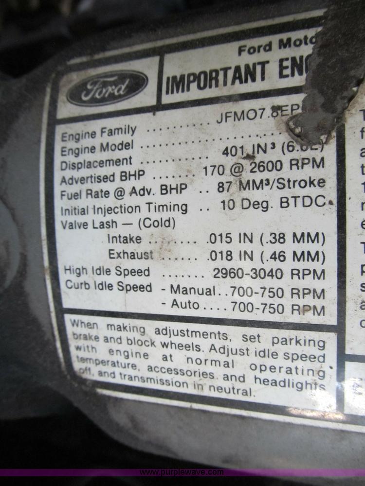 image for item B2796 1989 Ford F800 bucket truck