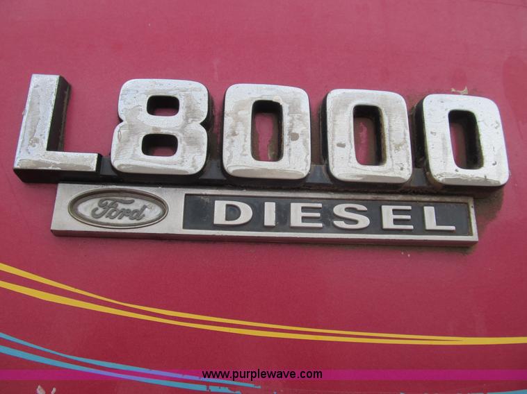 image for item B2801 1987 Ford L8000 tandem axle dump truck