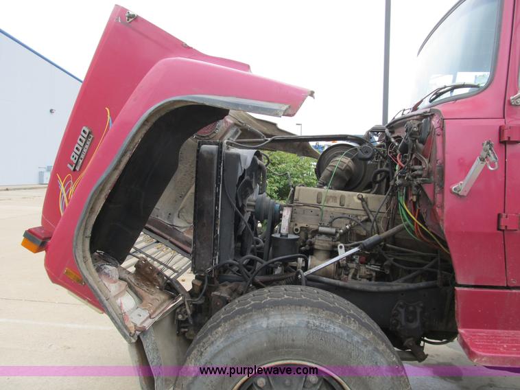 image for item B2801 1987 Ford L8000 tandem axle dump truck