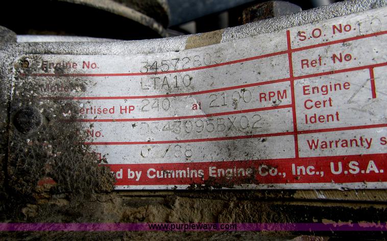 image for item B2801 1987 Ford L8000 tandem axle dump truck