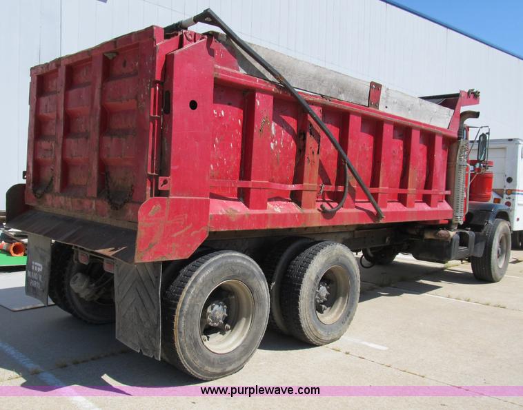 image for item B2802 1985 GMC General tandem axle dump truck