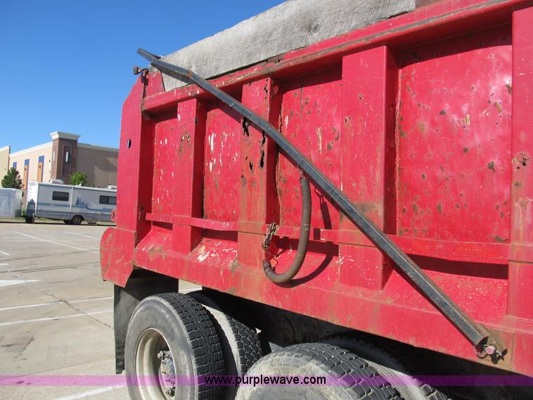 image for item B2802 1985 GMC General tandem axle dump truck