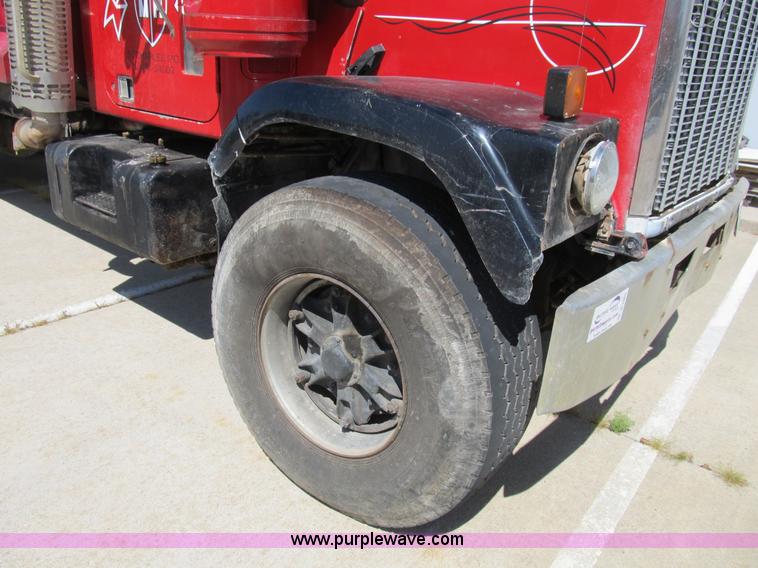 image for item B2802 1985 GMC General tandem axle dump truck