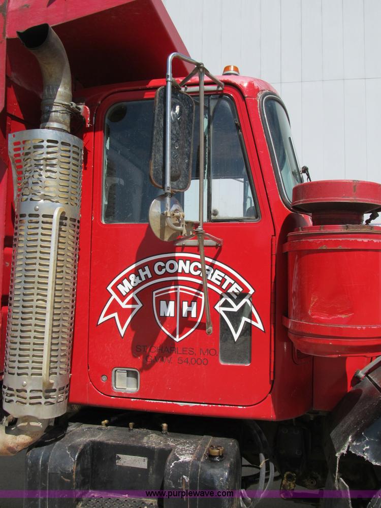 image for item B2802 1985 GMC General tandem axle dump truck