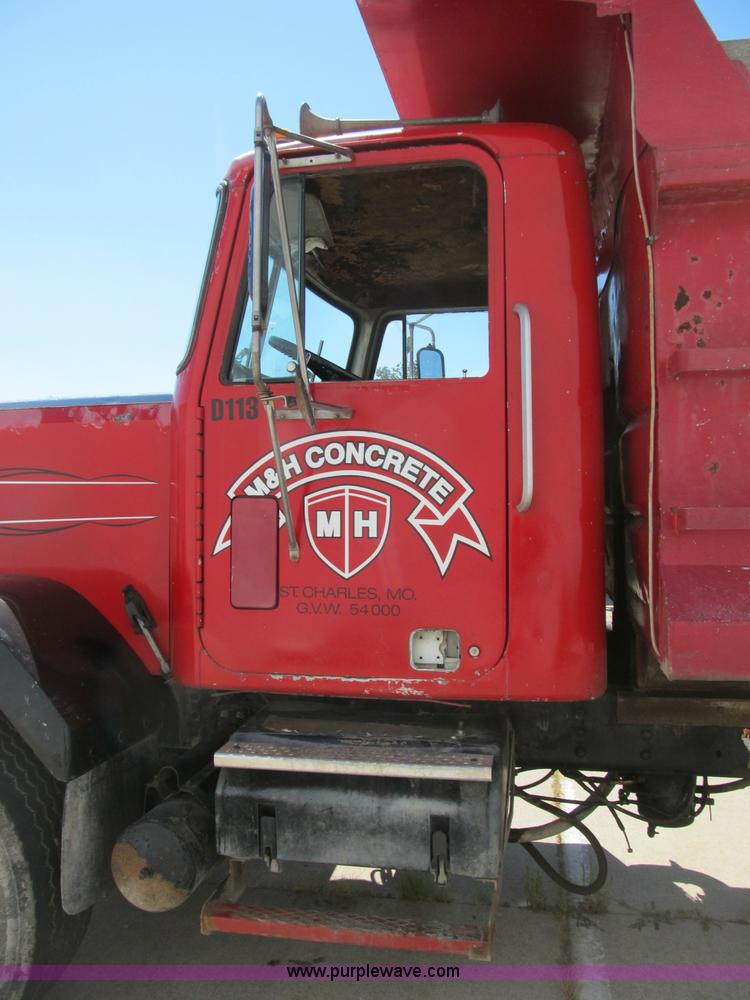 image for item B2802 1985 GMC General tandem axle dump truck