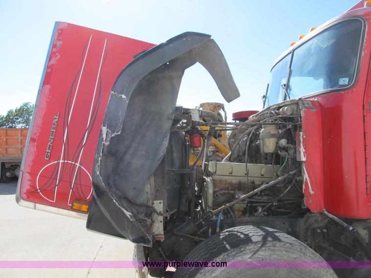 image for item B2802 1985 GMC General tandem axle dump truck