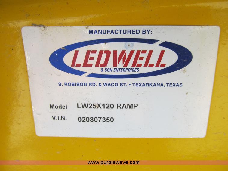 image for item B2826 Ledwell LW25X120 portable loading dock