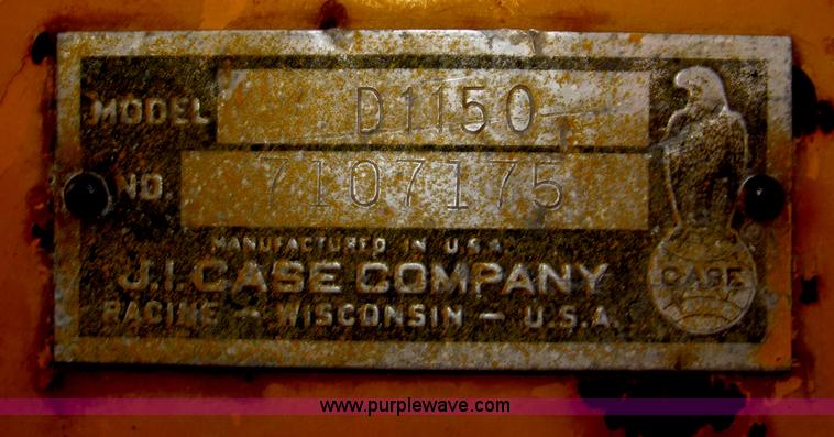 image for item B5199 1966 Case C1150 track loader