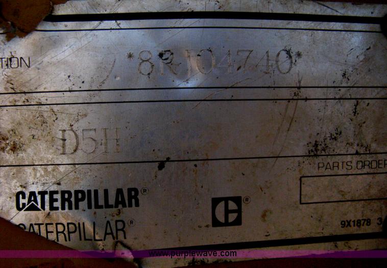 image for item B8027 1995 Caterpillar D5H XL Series II dozer