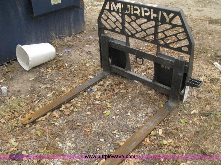 image for item B8030 Murphy Signature Series quick attach skid loader pallet fork attachment