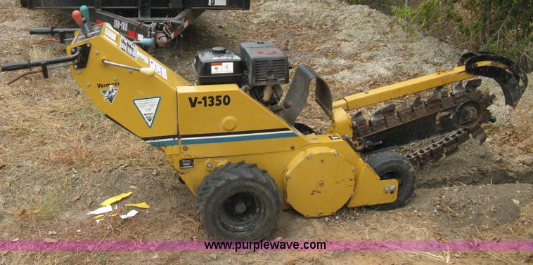 image for item B8031 Vermeer V1350 walk behind trencher